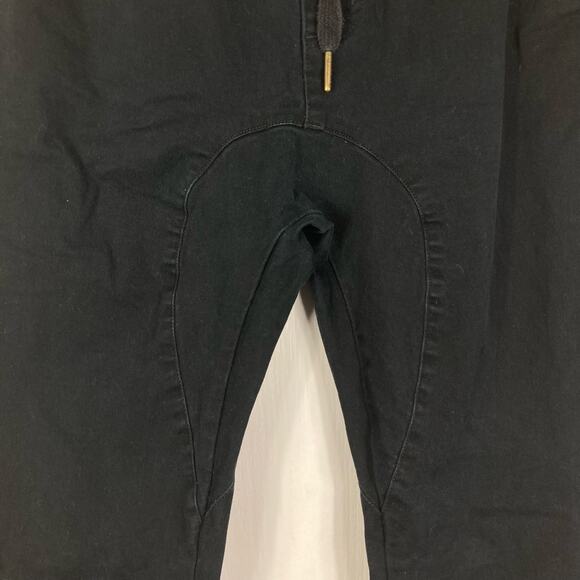 NWOT ZANEROBE Pants 30”Sureshot”Jogger Drop-Crotch-Panel Logo Black StrtchCotton - Picture 6 of 12
